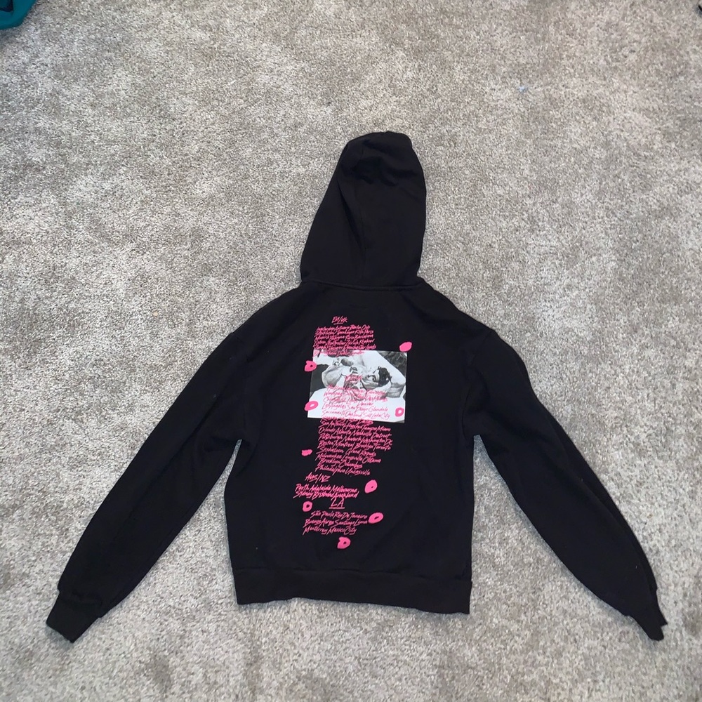 Divided by H&M Shawn Mendes Black & Pink Hoodie - Picture 7 of 8